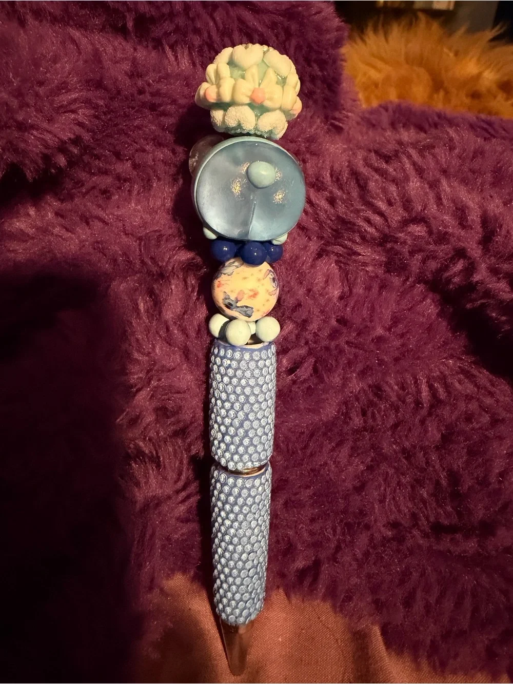Stitch Floral Dream Beaded Pen